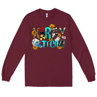 Burgundy x ray tech Long Sleeve Tee - OliviaCreatesArt