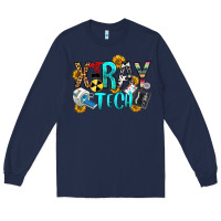 Navy x ray tech Long Sleeve Tee - OliviaCreatesArt