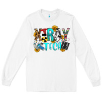 White x ray tech Long Sleeve Tee - OliviaCreatesArt