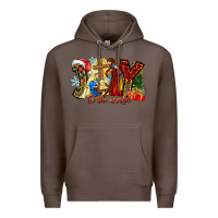 Coffee Joy To The World Premium Hoodie - CowhideDigitalArt