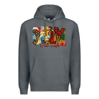 Rock Joy To The World Premium Hoodie - CowhideDigitalArt