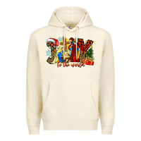 Sandshell Joy To The World Premium Hoodie - CowhideDigitalArt