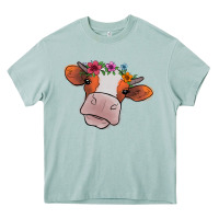 Arona cow with flowers Heavy Core Tee - Bettercallsaul