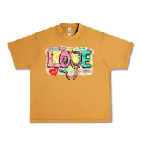 Peanut Butter love nursing leopard background Urban Heavy Tee - CowGirlArtShop