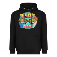 Black summer time sunset glasses Heavyweight Hoodie - BarkalooDesign