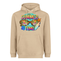 Mushroom summer time sunset glasses Heavyweight Hoodie - BarkalooDesign