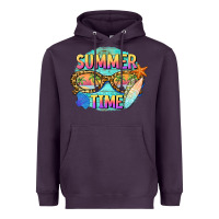 Plum summer time sunset glasses Heavyweight Hoodie - BarkalooDesign