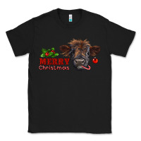 Black Merry Christmas Calf Classic Tee - RanaPortraitStore