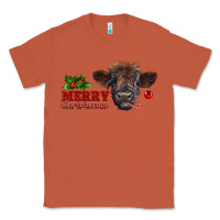 Copper Merry Christmas Calf Classic Tee - RanaPortraitStore