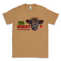 Toasted Coconut Merry Christmas Calf Classic Tee - RanaPortraitStore