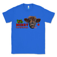 True Royal Merry Christmas Calf Classic Tee - RanaPortraitStore