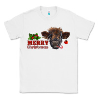 White Merry Christmas Calf Classic Tee - RanaPortraitStore