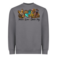 Storm peace love duroc pig Heavyweight Sweatshirt - LillyAllenDesigns