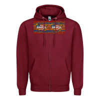 Burgundy usa map 11oz mug Zipper Hoodie - Artiststas