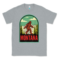 Heather Grey montana vintage bigfoot travel Classic Tee - longCreatives