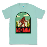 Seafoam montana vintage bigfoot travel Classic Tee - longCreatives