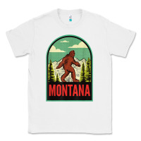 White montana vintage bigfoot travel Classic Tee - longCreatives