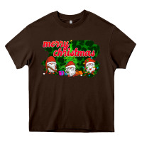 Chocolate Brown Merry Christmas - Gnome - Gnome Heavy Core Tee - Bettercallsaul
