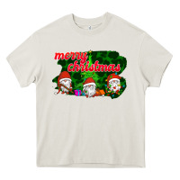 Cream Merry Christmas - Gnome - Gnome Heavy Core Tee - Bettercallsaul