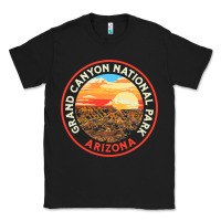 Black Vintage Grand Canyon National Park Retro 80s Graphic Classic Tee - longCreatives