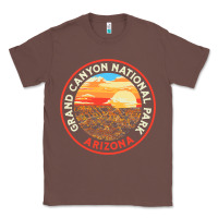 Chestnut Vintage Grand Canyon National Park Retro 80s Graphic Classic Tee - longCreatives