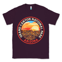 Plum Vintage Grand Canyon National Park Retro 80s Graphic Classic Tee - longCreatives