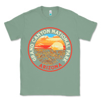 Sage Vintage Grand Canyon National Park Retro 80s Graphic Classic Tee - longCreatives