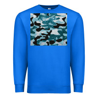True Royal blue camouflage glitter Premium Sweatshirt - BarkalooDesign