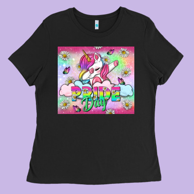 Pride Day Lgbtq+ Ladies Tee Designed By Nancycooperartshop