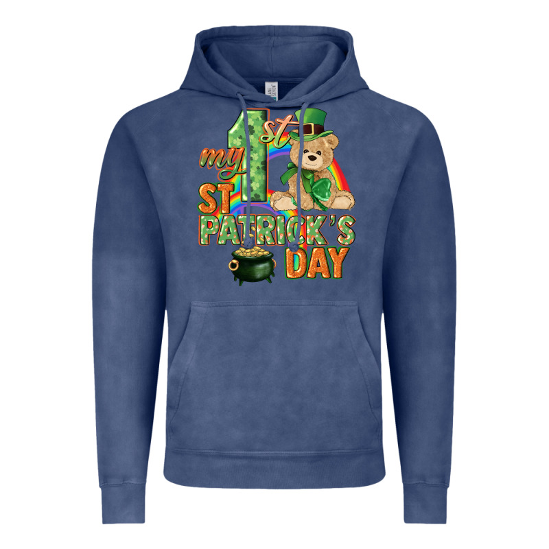 My First St. Patrick's Day Vintage Hoodie by CowGirlArtShop | Teevron