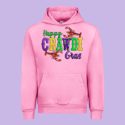 Happy Mardi Gras With Lobster Urban Hoodie Designed By Adodesignshop
