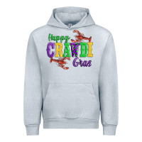 Heather Grey happy mardi gras with lobster Urban Hoodie - AdoDesignShop