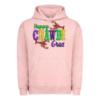 Pigment Salmon happy mardi gras with lobster Urban Hoodie - AdoDesignShop