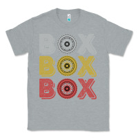 Heather Grey Vintage Retro Box Box Box Formula Racing Classic Tee - longCreatives