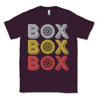 Plum Vintage Retro Box Box Box Formula Racing Classic Tee - longCreatives