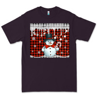 Plum christmas snowman tumbler Premium Tee - Jasminsmagicworld