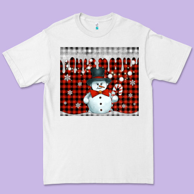 Christmas Snowman Tumbler Premium Tee Designed By Jasminsmagicworld
