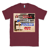 Burgundy Chıll the fourth out Classic Tee - TumblerDesignByShophia