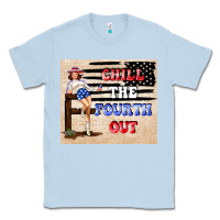 Dusty Blue Chıll the fourth out Classic Tee - TumblerDesignByShophia