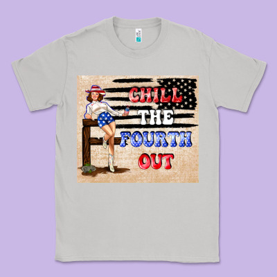 Chıll The Fourth Out Classic Tee Designed By Tumblerdesignbyshophia