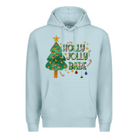 Blue Mist Jolly Jolly Babe Premium Hoodie - CowhideDigitalArt