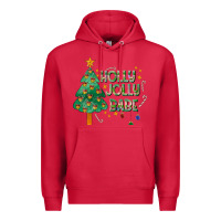 Cardinal Jolly Jolly Babe Premium Hoodie - CowhideDigitalArt