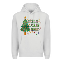Dove Grey Jolly Jolly Babe Premium Hoodie - CowhideDigitalArt