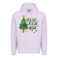 Lilac Jolly Jolly Babe Premium Hoodie - CowhideDigitalArt