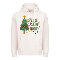 Pale Pink Jolly Jolly Babe Premium Hoodie - CowhideDigitalArt