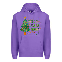 Purple Jolly Jolly Babe Premium Hoodie - CowhideDigitalArt
