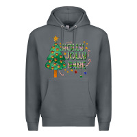 Rock Jolly Jolly Babe Premium Hoodie - CowhideDigitalArt