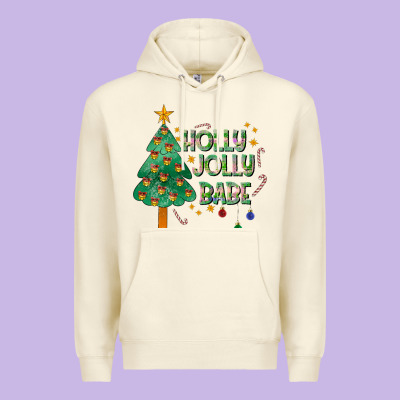 Jolly Jolly Babe Premium Hoodie Designed By Cowhidedigitalart