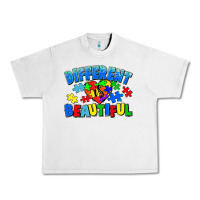 Lunar Rock Different is beautiful Autism Urban Heavy Tee - CowGirlArtShop