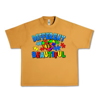 Peanut Butter Different is beautiful Autism Urban Heavy Tee - CowGirlArtShop